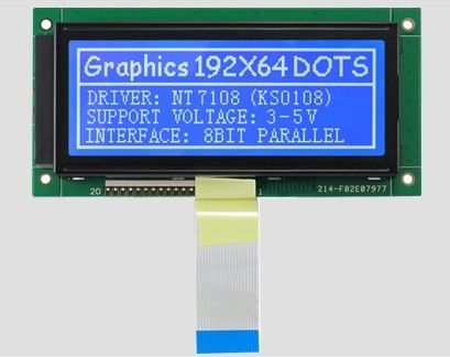 Modulo de pantalla LCD gráfico de caracteres 192*64 130mm*65mm 5v/3.3v Modulo de pantalla de matriz de puntos