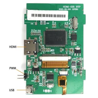 3.5Hdmi pantalla LCD 320*480 Raspberry Pi muestra el control táctil capacitivo/resistivo
